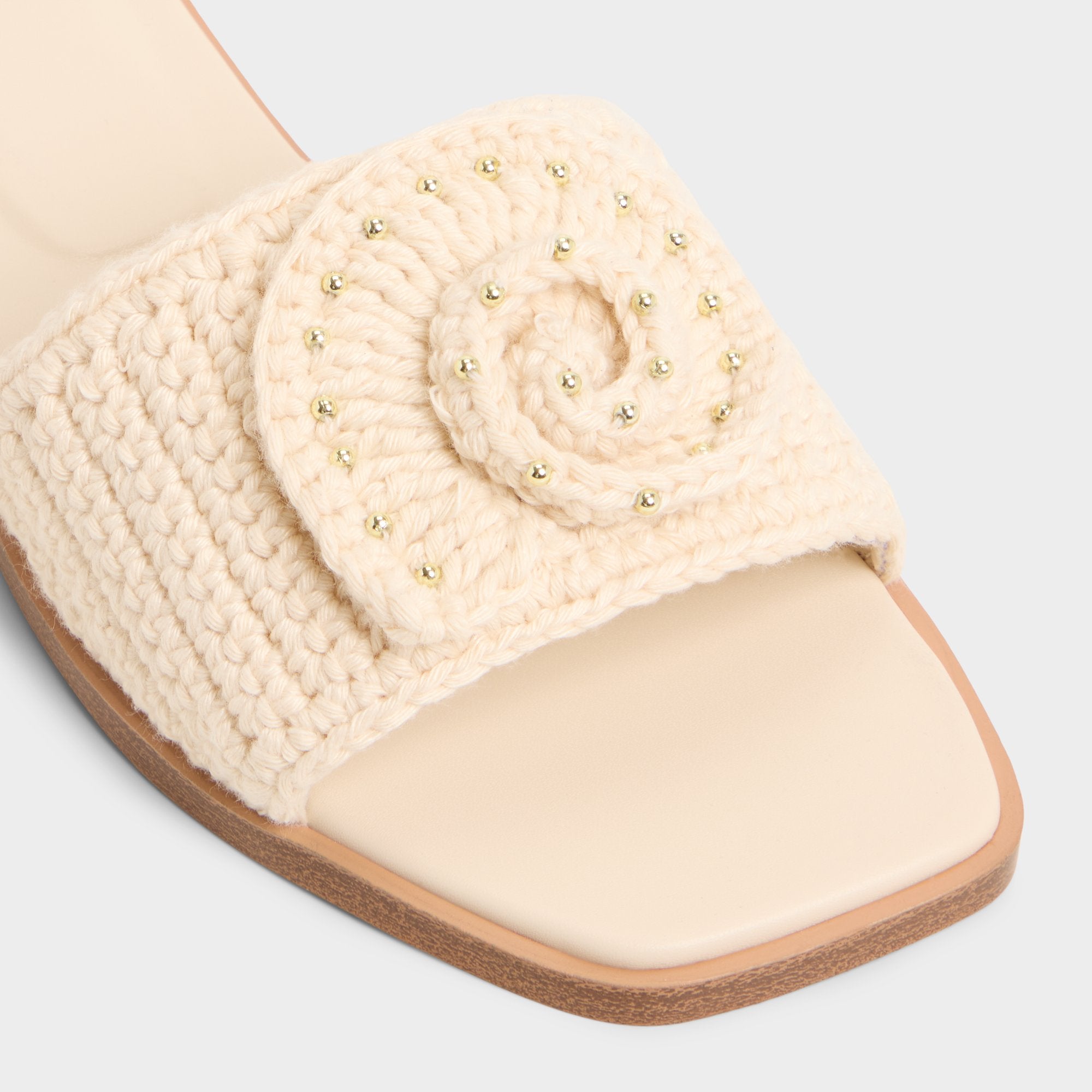 Sabbia Light Beige Women's Flats - Slide sandal | Aldo for sale