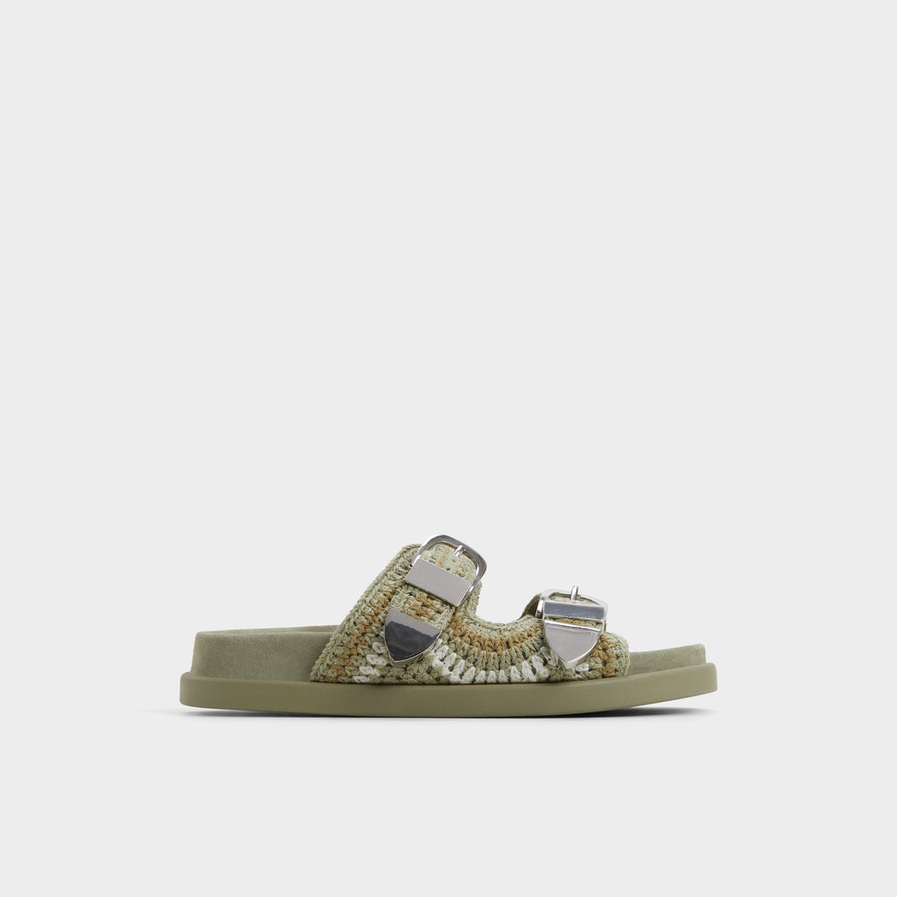 Bohodream Khaki Women's Footbed sandals - Footbed sandal | Aldo on sale