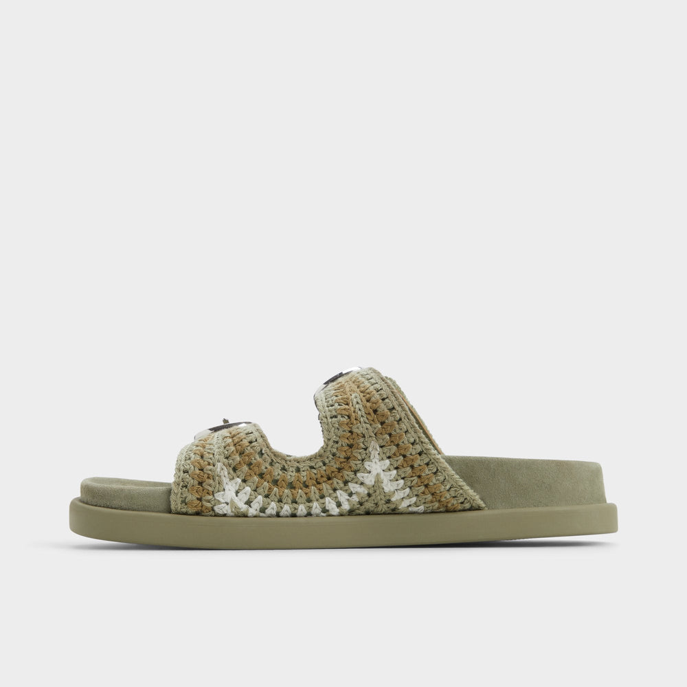 Bohodream Khaki Women's Footbed sandals - Footbed sandal | Aldo on sale