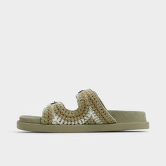 Bohodream Khaki Women's Footbed sandals - Footbed sandal | Aldo on sale