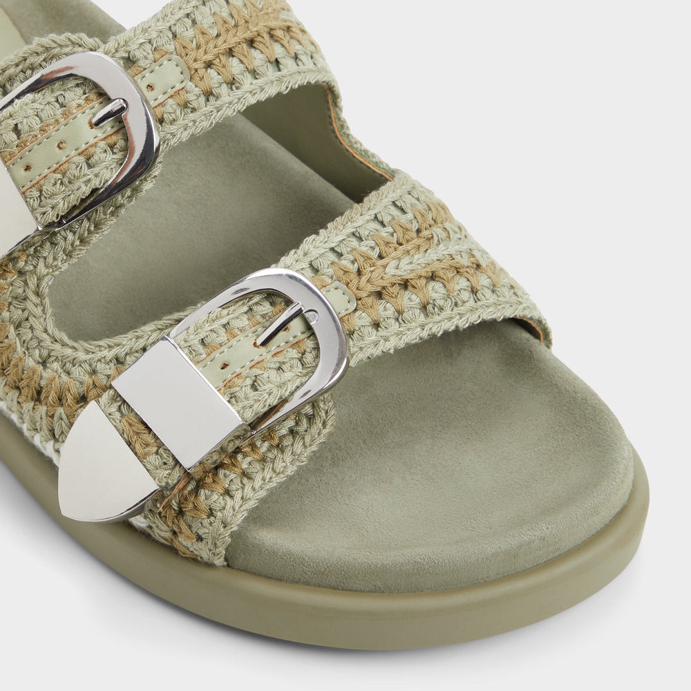 Bohodream Khaki Women's Footbed sandals - Footbed sandal | Aldo on sale