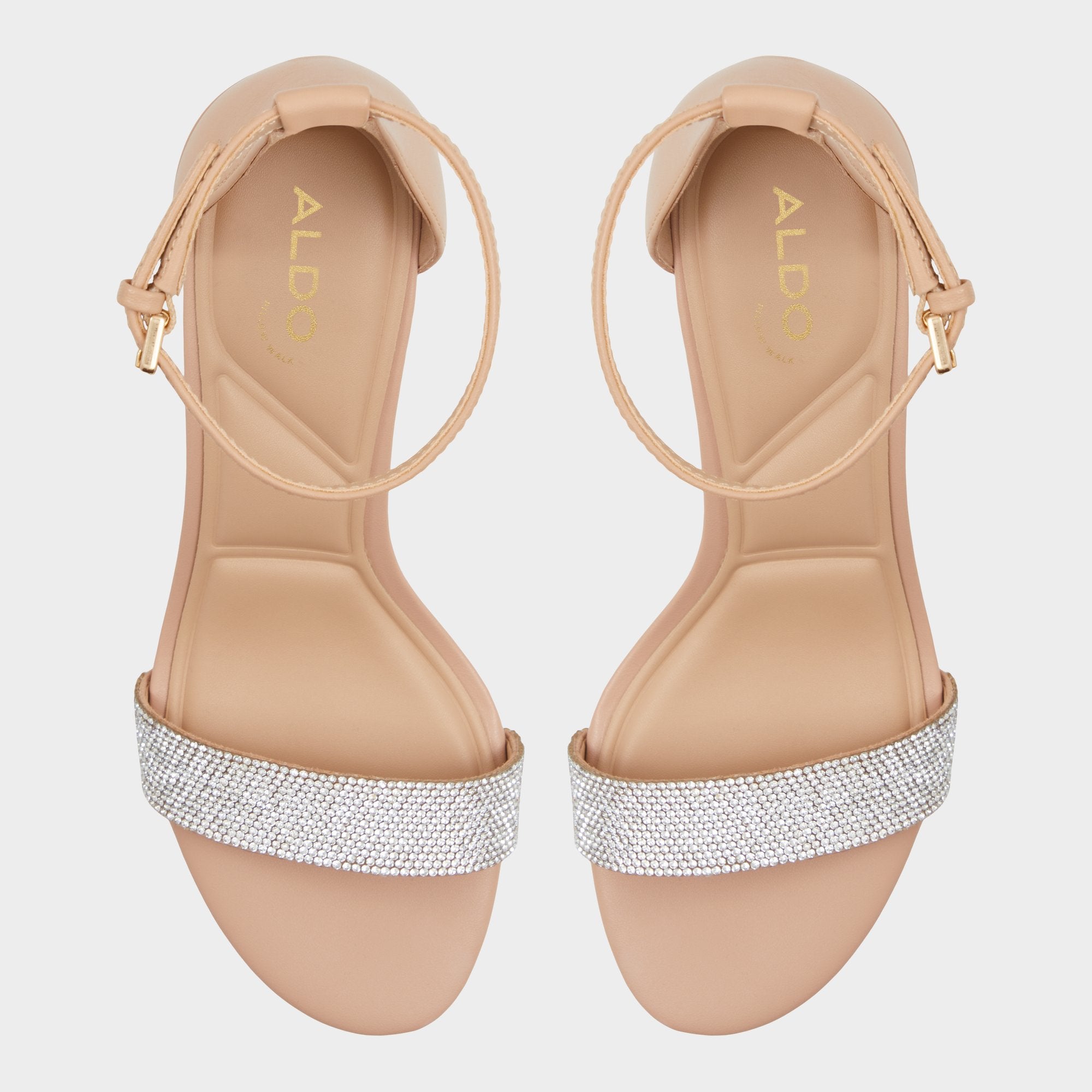 Pristine in Bone - Strappy sandal, Block heel | Aldo for sale
