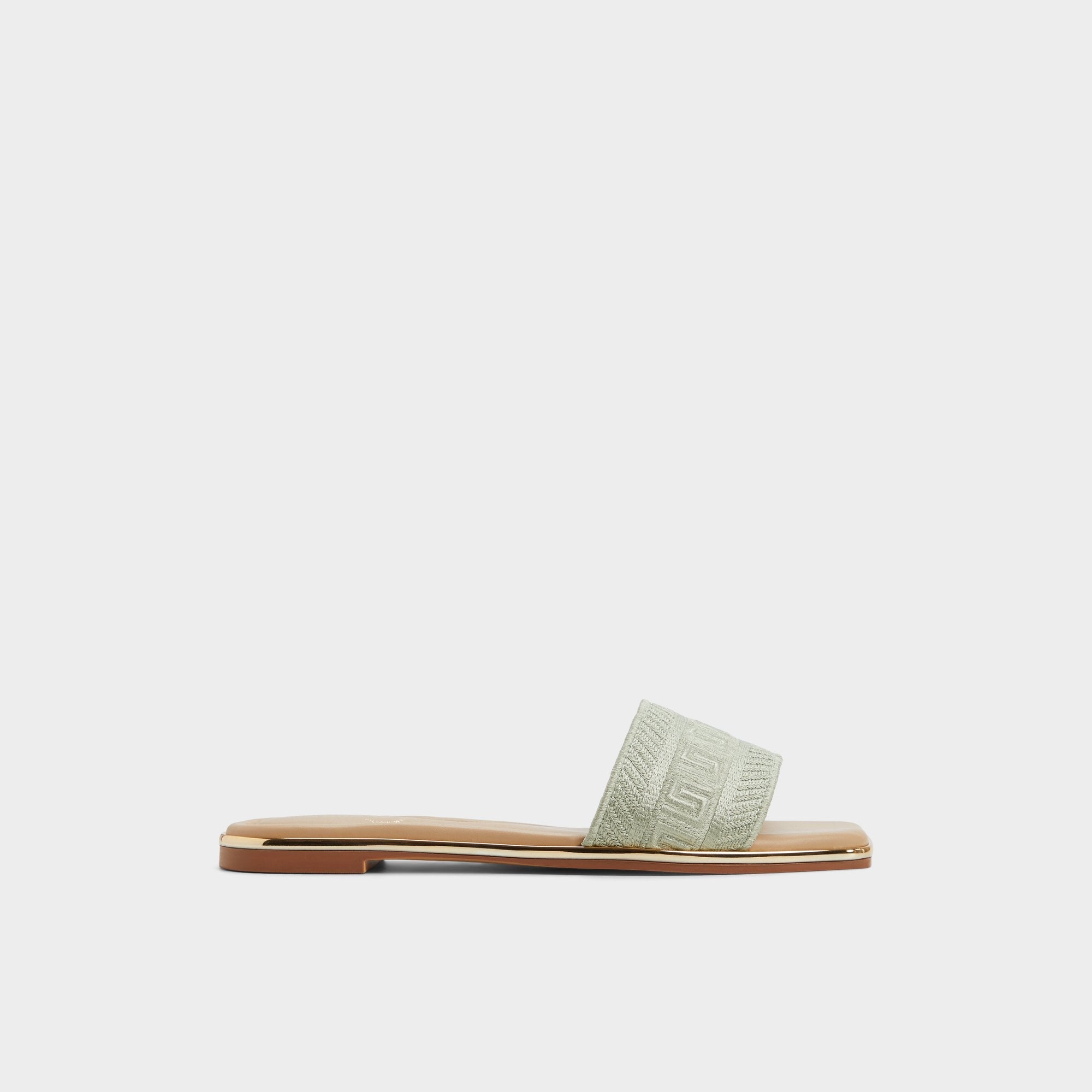 Oceania-xt Other Green Women's Flats - Slide sandal | Aldo outlet