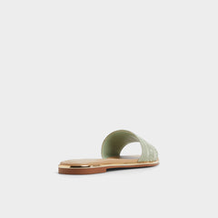 Oceania-xt Other Green Women's Flats - Slide sandal | Aldo outlet