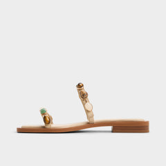 Sapphira Medium Beige Women's Flats - Strappy flat sandal | Aldo sale
