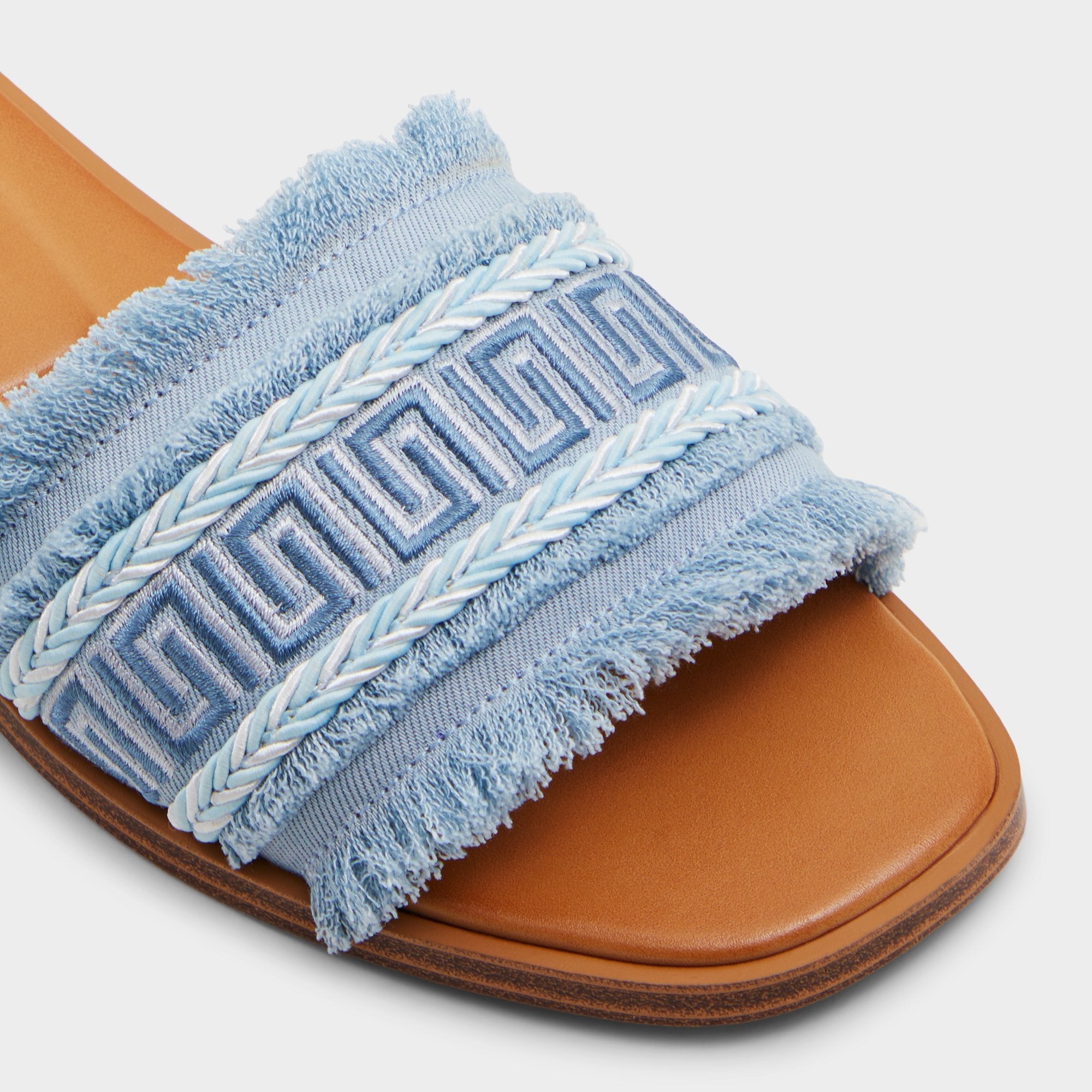 Nalani Medium Blue Women's Flats - Slide sandal | Aldo for sale