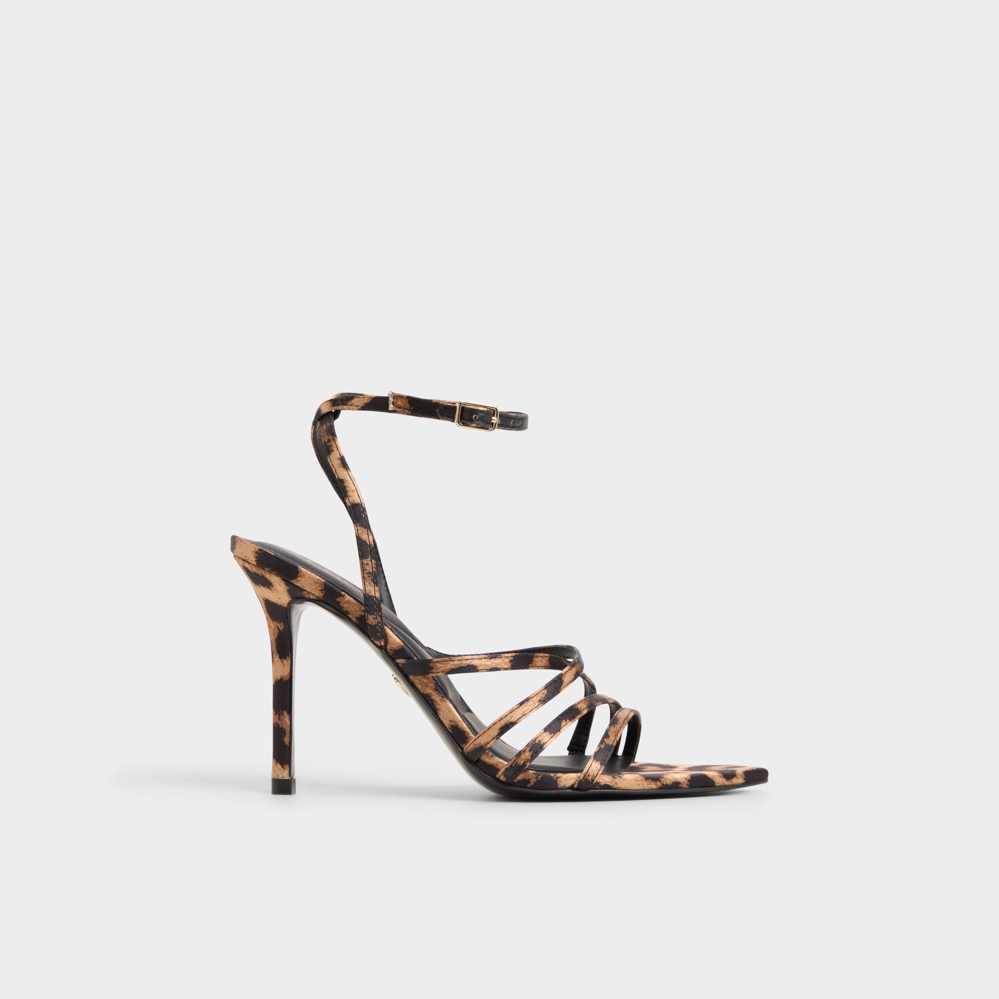 Solania Brown Multi Women's Strappy sandals - Strappy heeled sandal, Stiletto heel | Aldo outlet