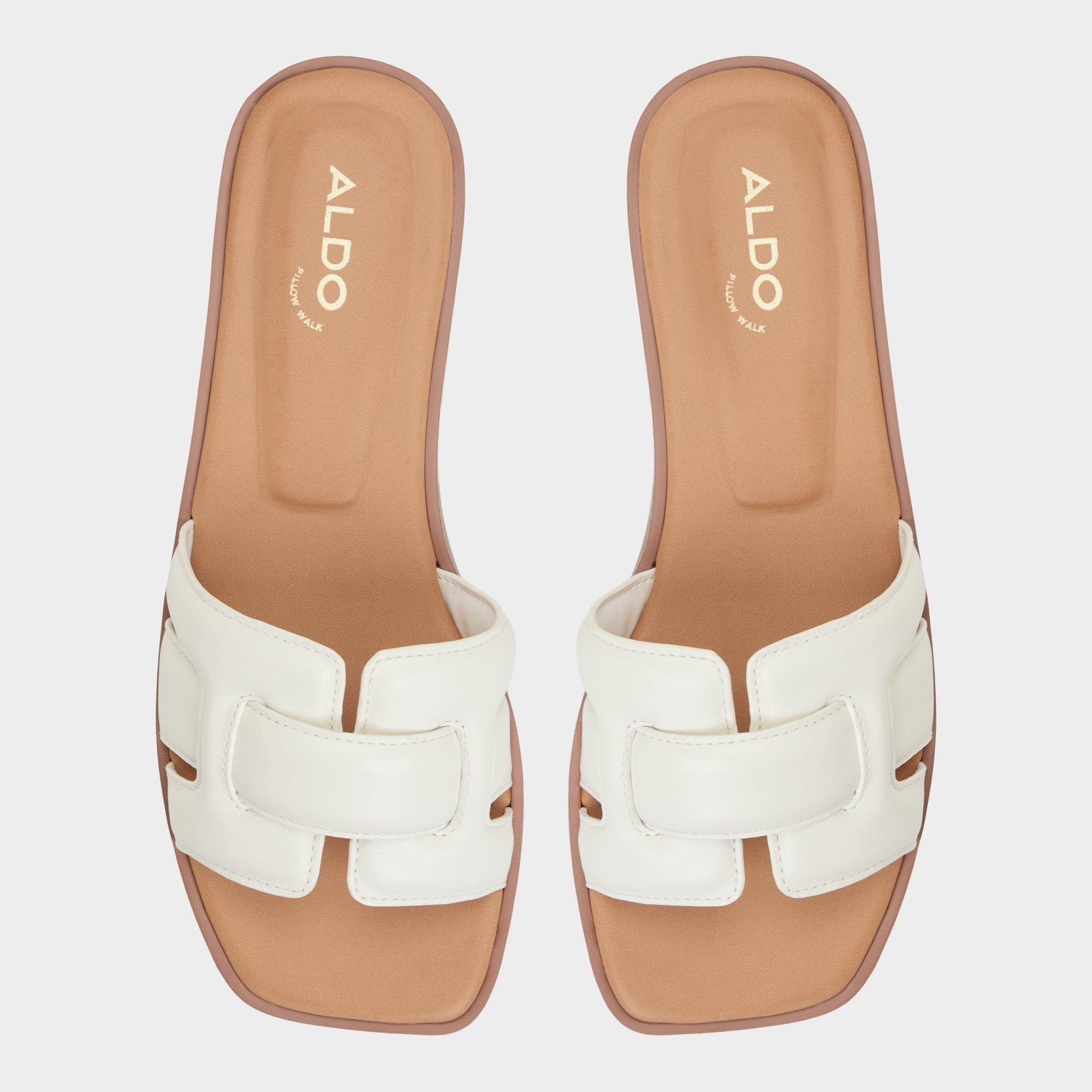 Eleny White Women's Flats - Slide sandal | Aldo sale