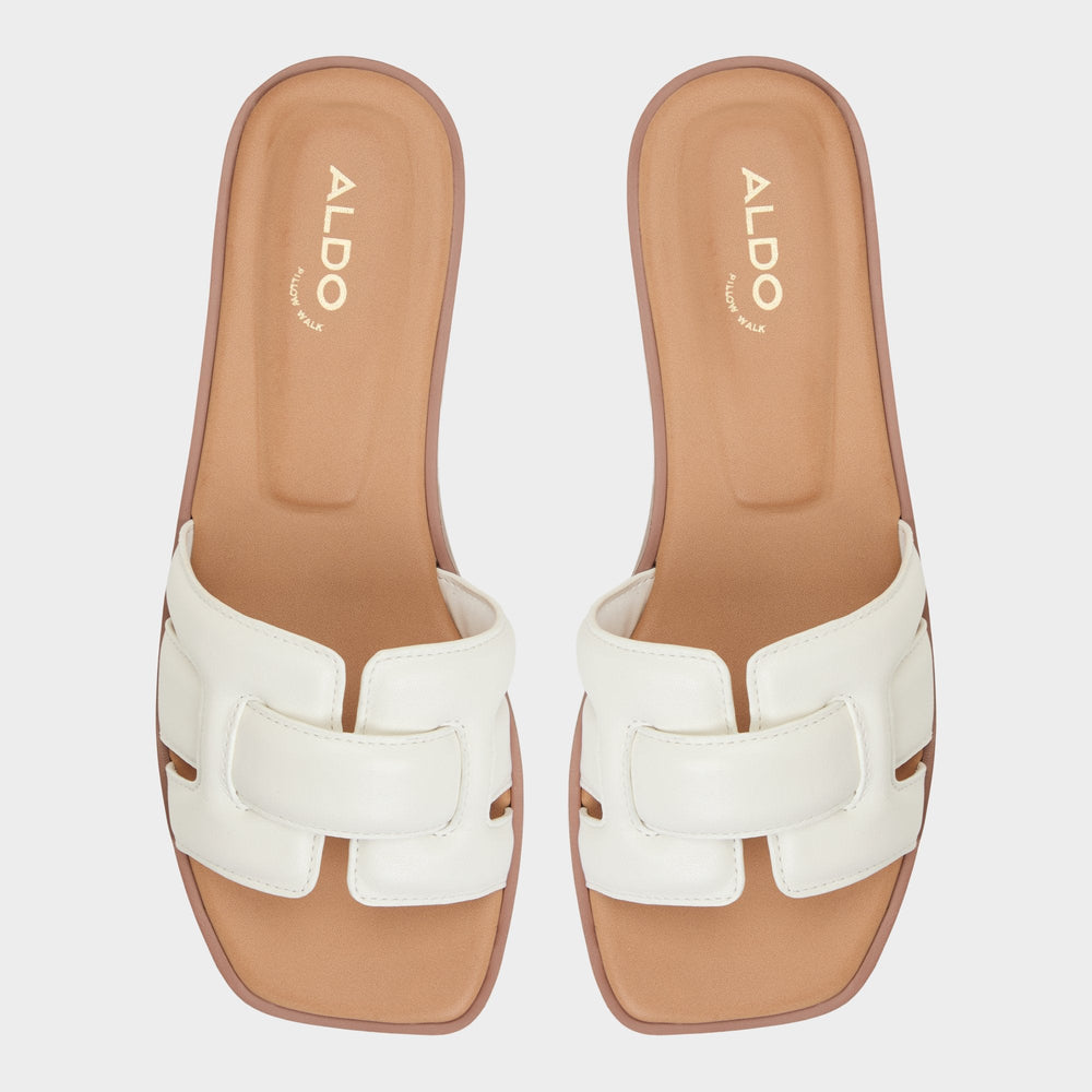 Eleny White Women's Flats - Slide sandal | Aldo sale