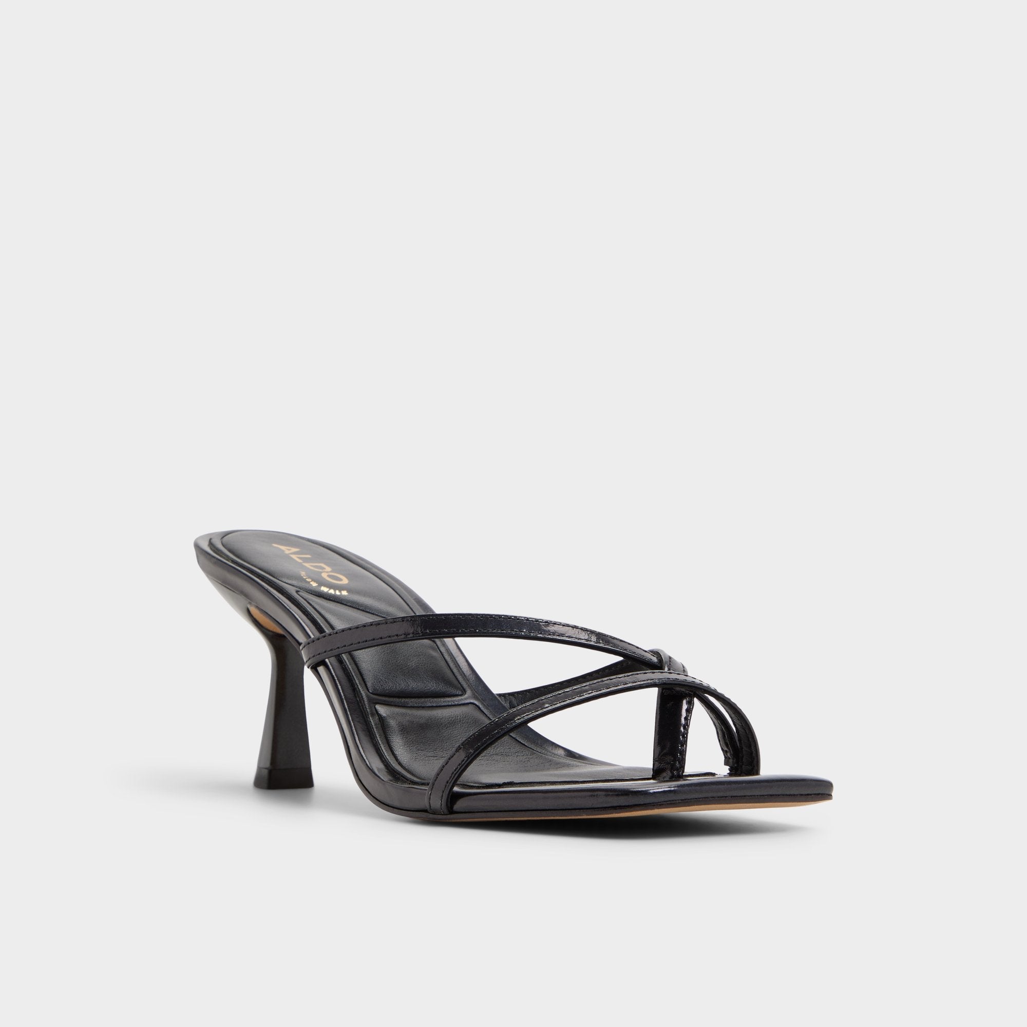 Calypsa Black Women's Animal Prints - Strappy heeled sandal, Block heel | Aldo on sale