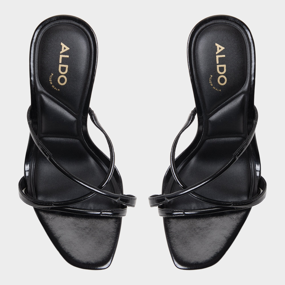Velaia Black Women's Heeled mules - Heeled mule, Stiletto heel | Aldo online