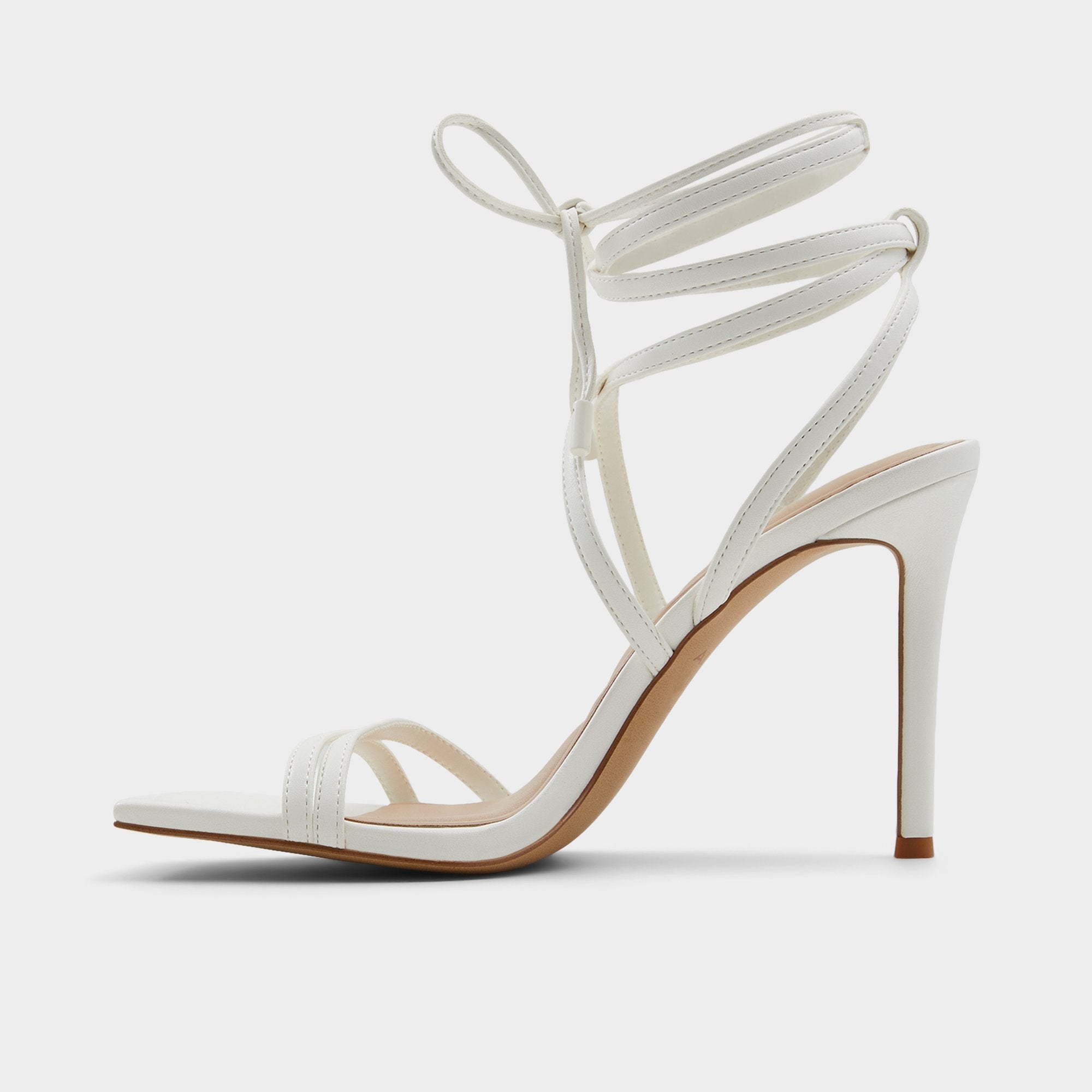 Phaedra in White - Strappy stiletto sandal, Stiletto heel | Aldo discount