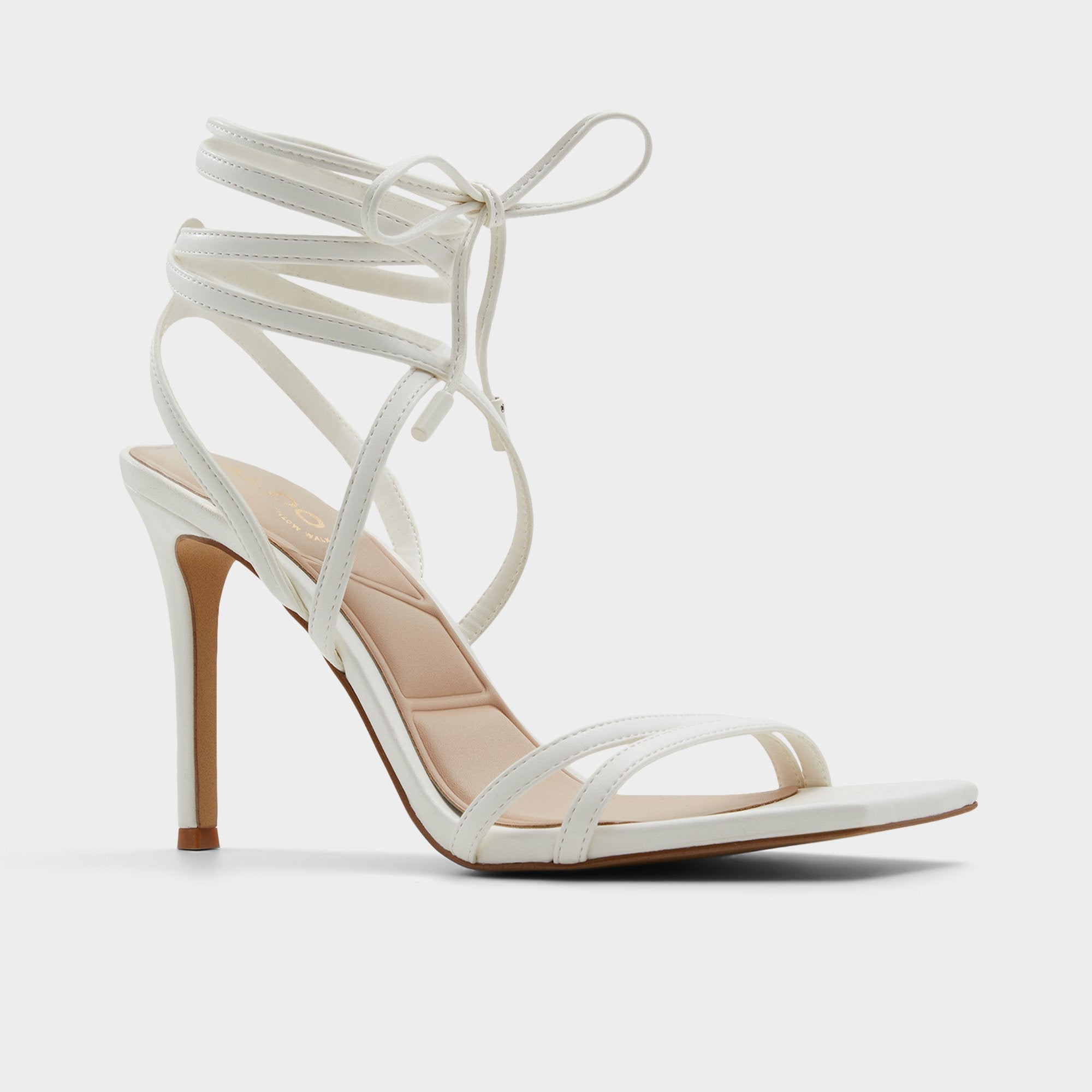 Phaedra in White - Strappy stiletto sandal, Stiletto heel | Aldo discount