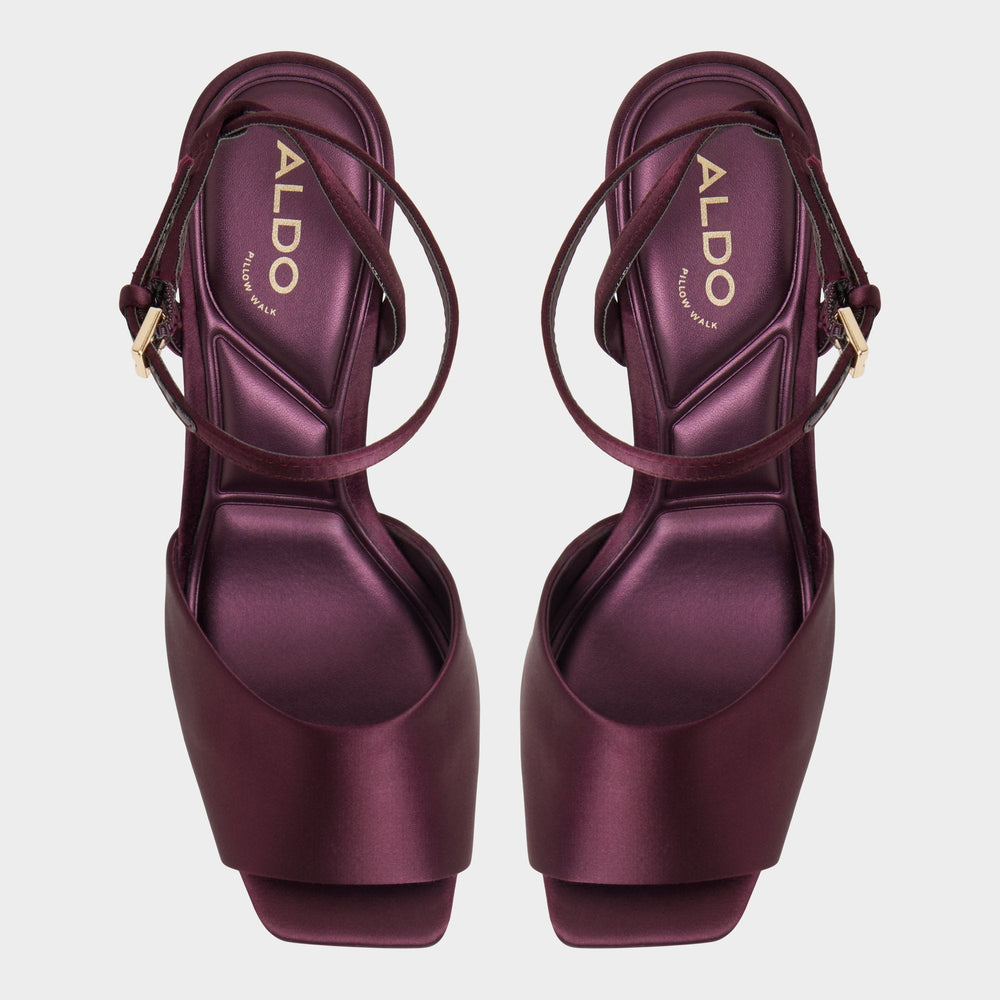 Kaiasien in Bordo 14151896 - Strappy heeled sandal, Stiletto heel | Aldo online