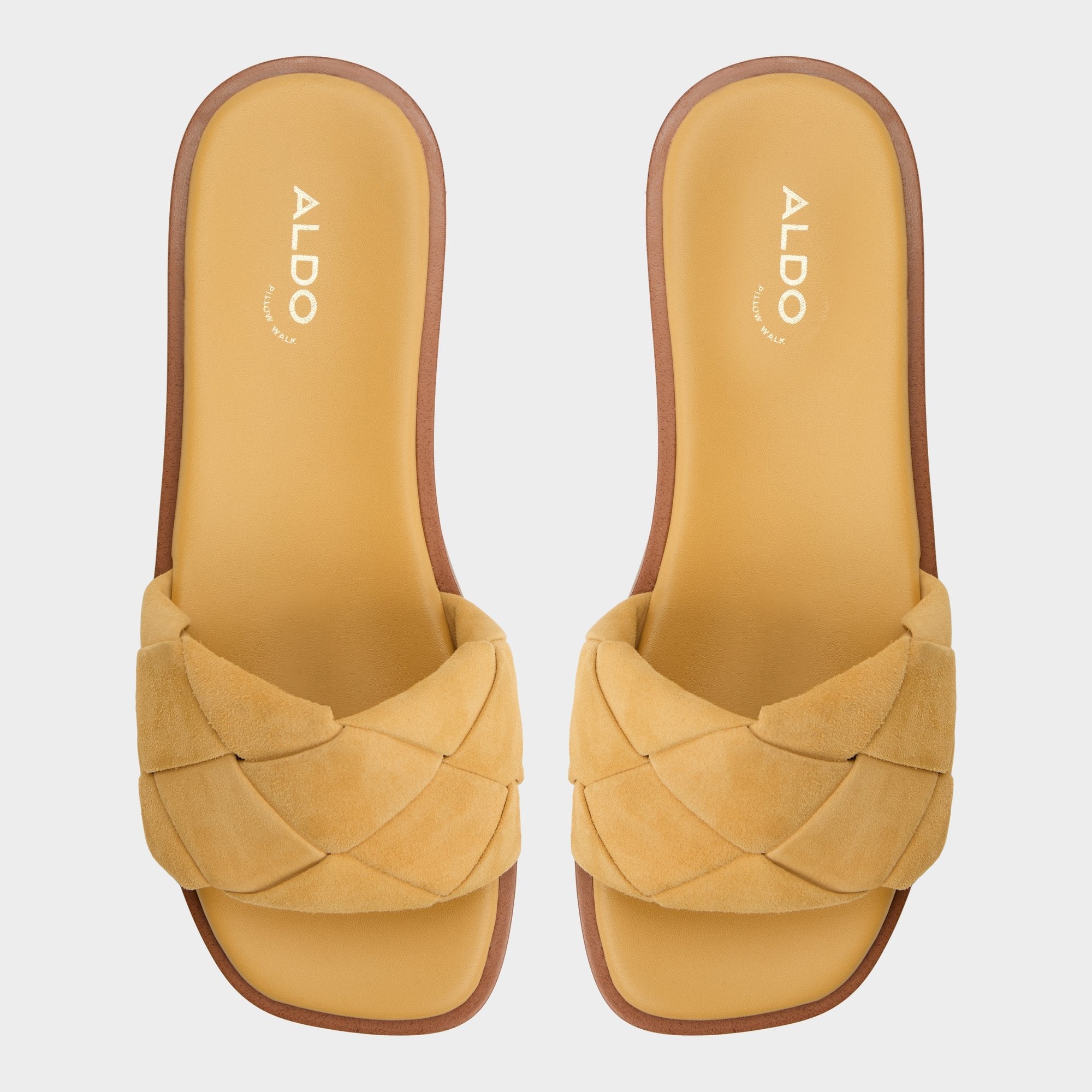 Esterelle Other Yellow Women's Flats - Slide sandal | Aldo outlet