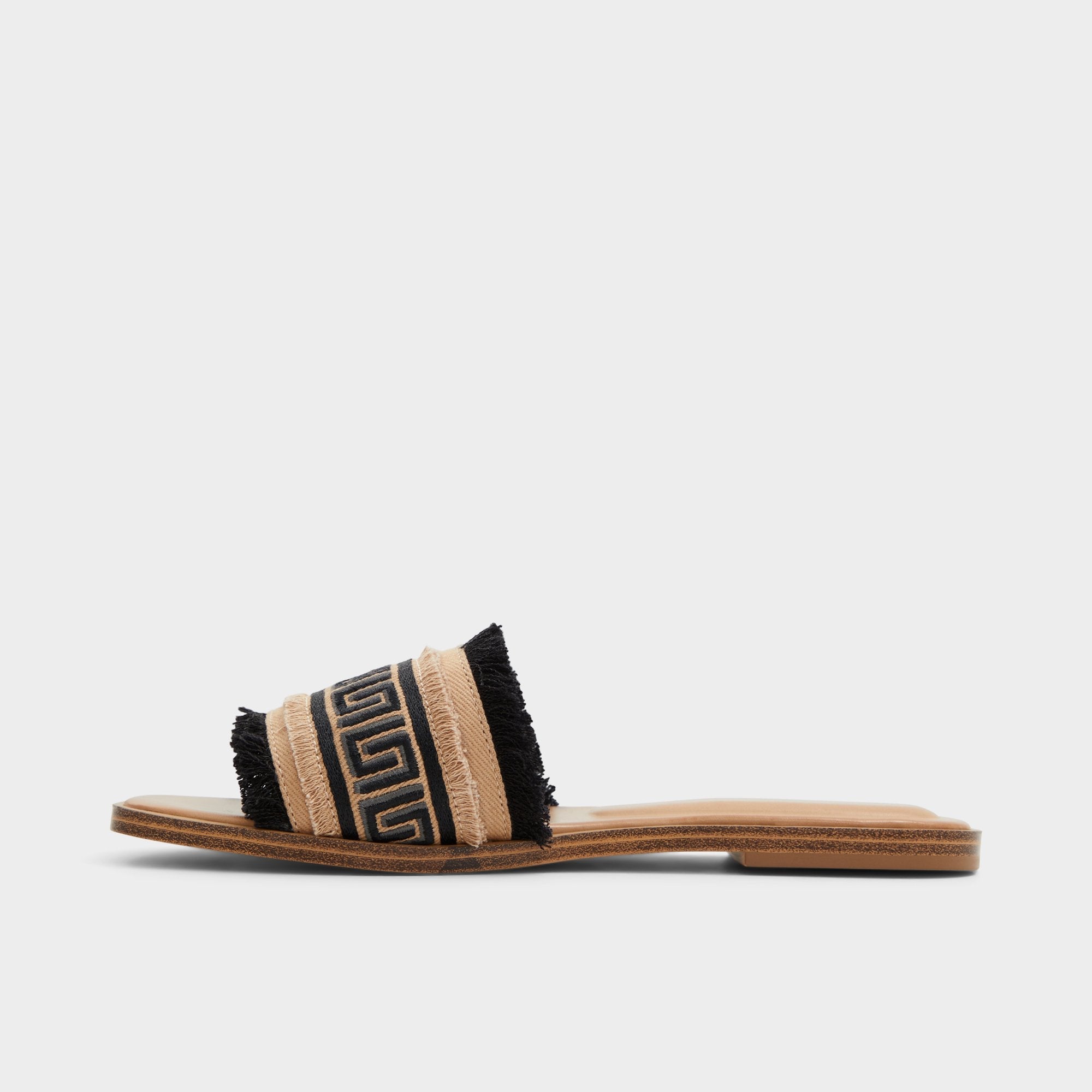 Nalani Open Black Women's Flats - Slide sandal | Aldo sale
