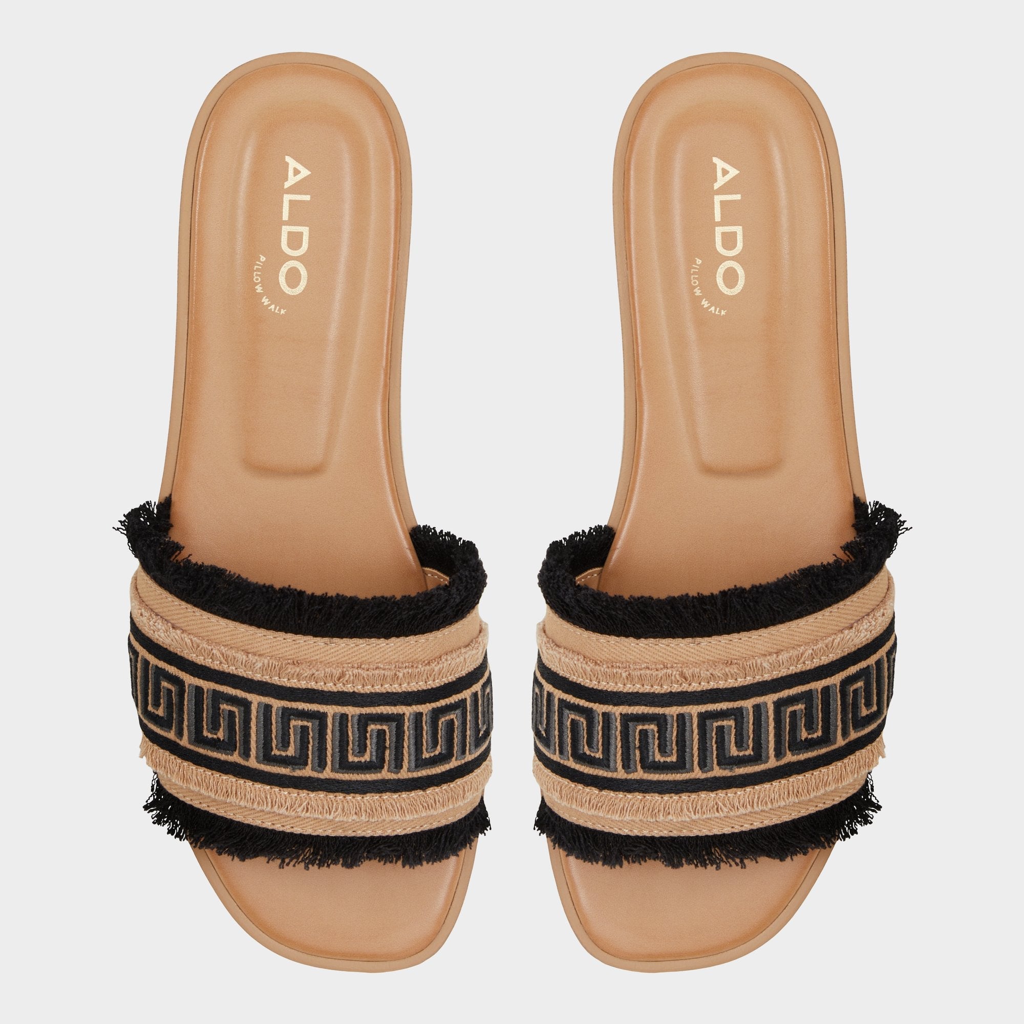 Nalani Open Black Women's Flats - Slide sandal | Aldo sale