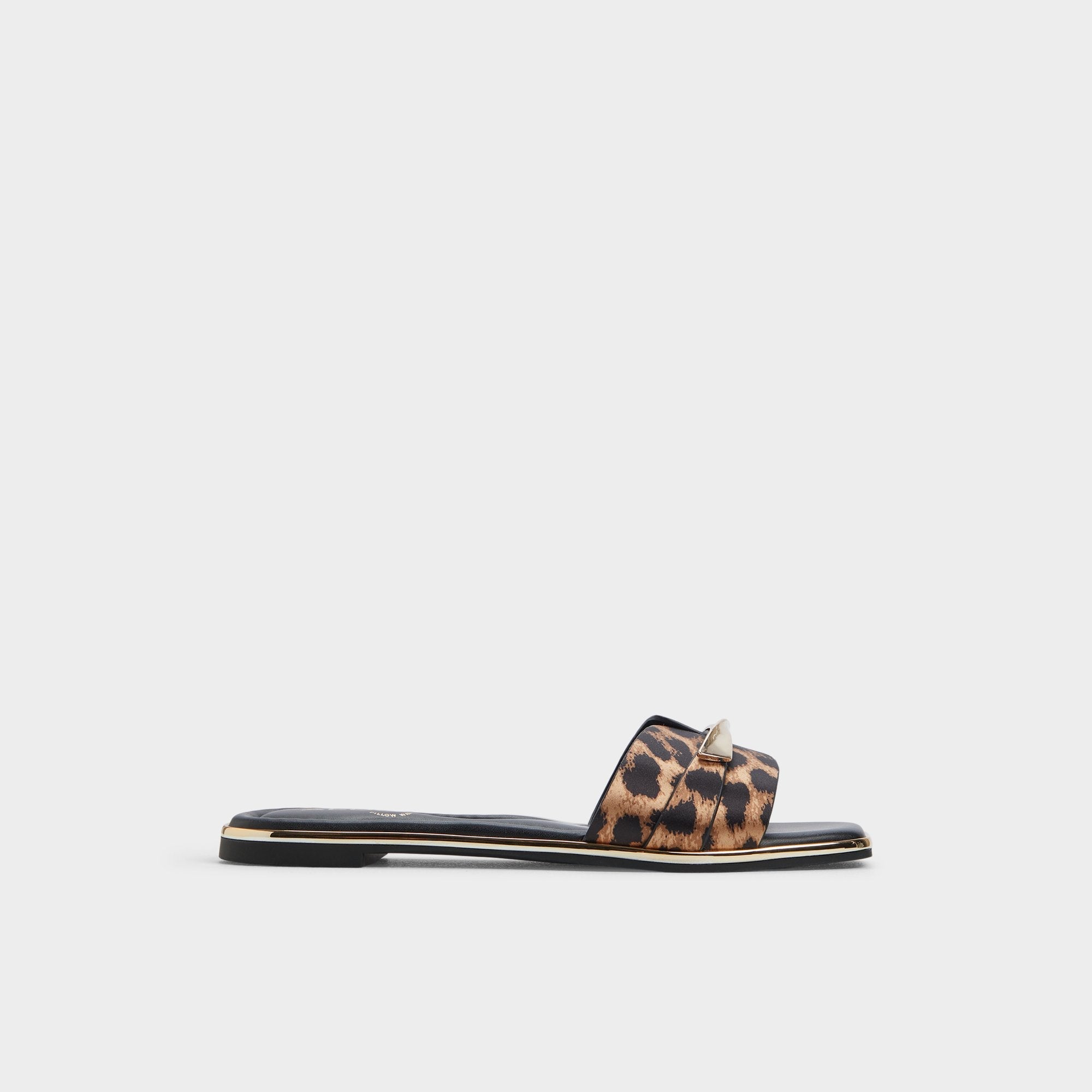 Darlina Brown Multi Women's Flats - Slide sandal | Aldo on sale