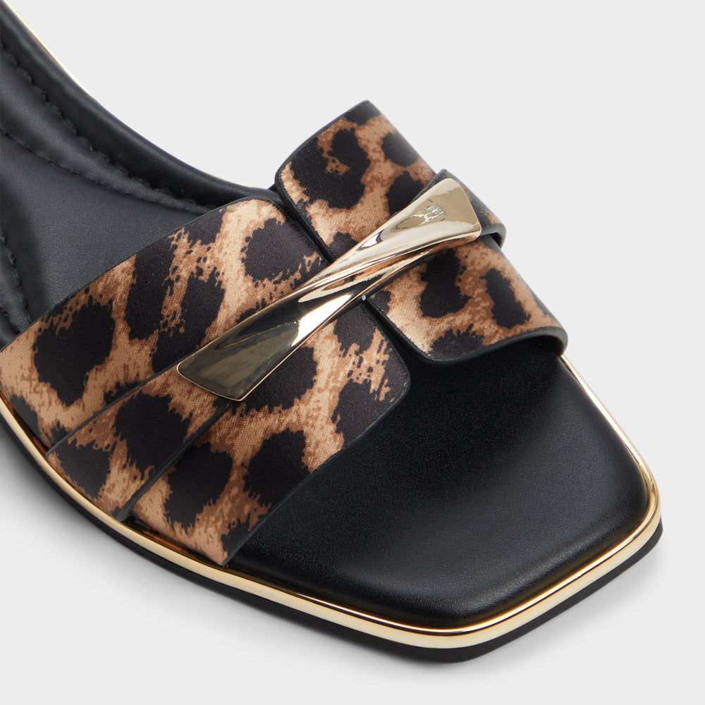 Darlina Brown Multi Women's Flats - Slide sandal | Aldo on sale