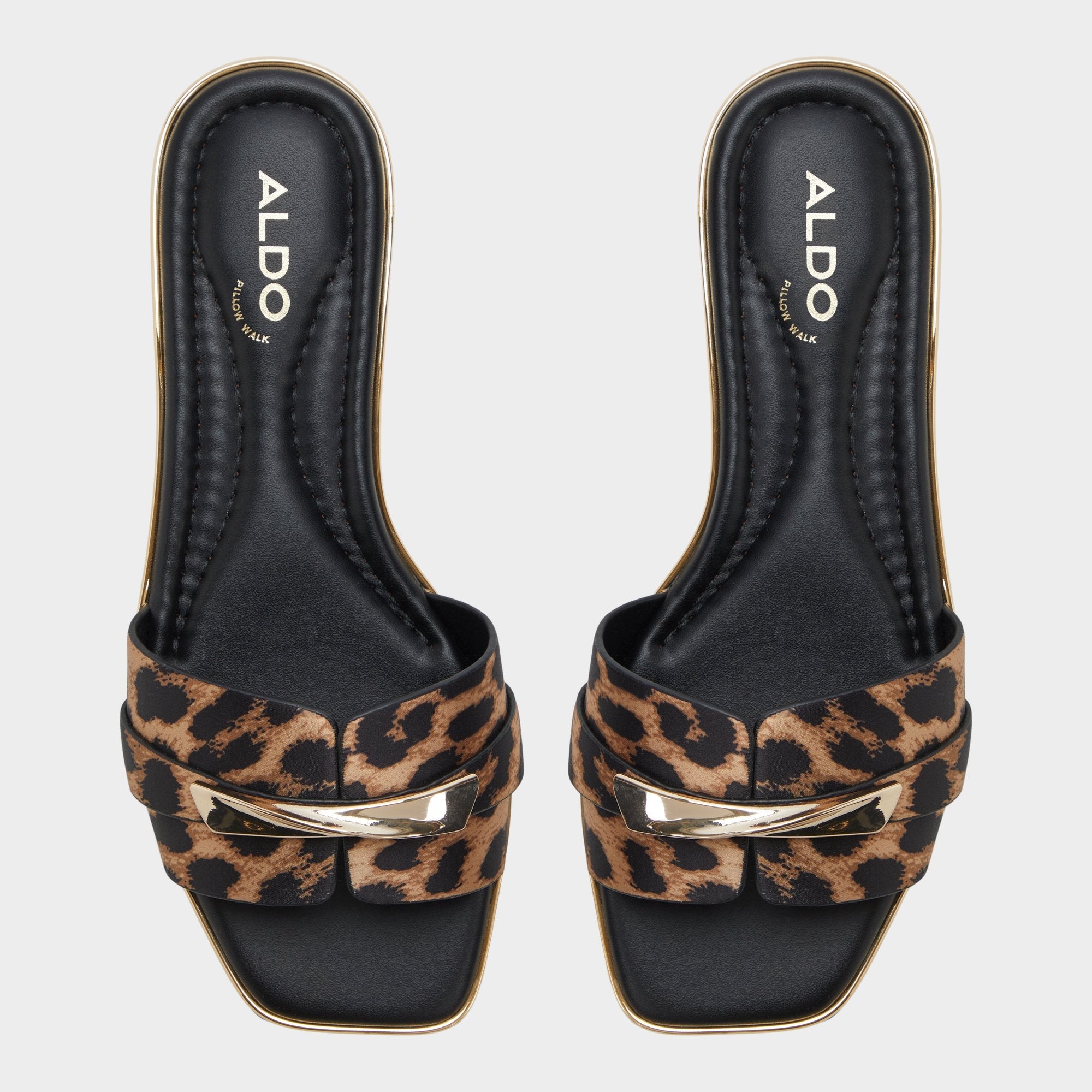 Darlina Brown Multi Women's Flats - Slide sandal | Aldo on sale