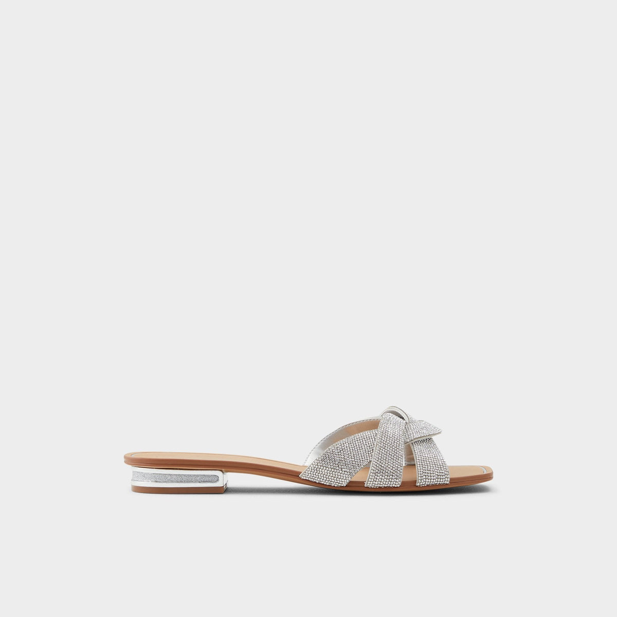 Coredith Silver Women's Flats - Slide sandal | Aldo for sale
