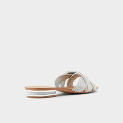Coredith Silver Women's Flats - Slide sandal | Aldo for sale