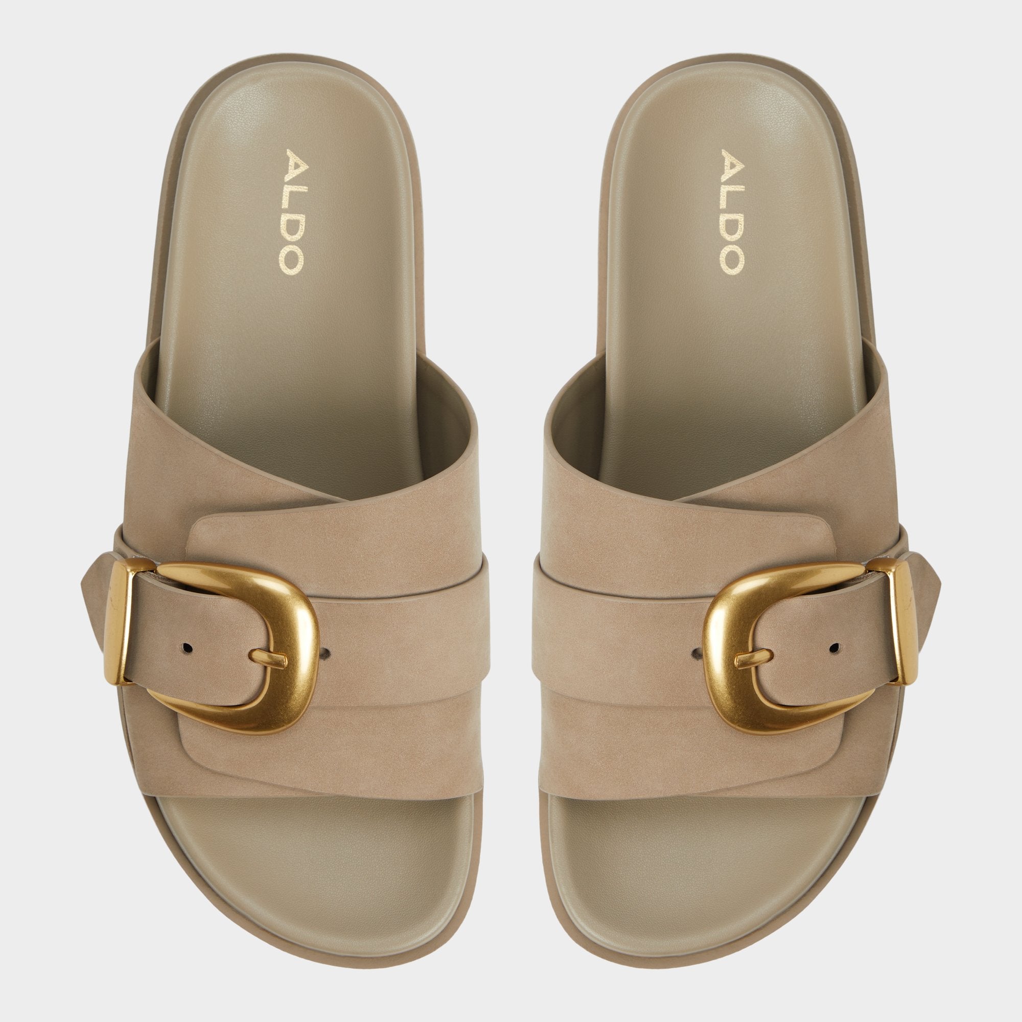 Alenana Other Green Women's Footbed sandals - Footbed sandal, Footbed sandal | Aldo discount