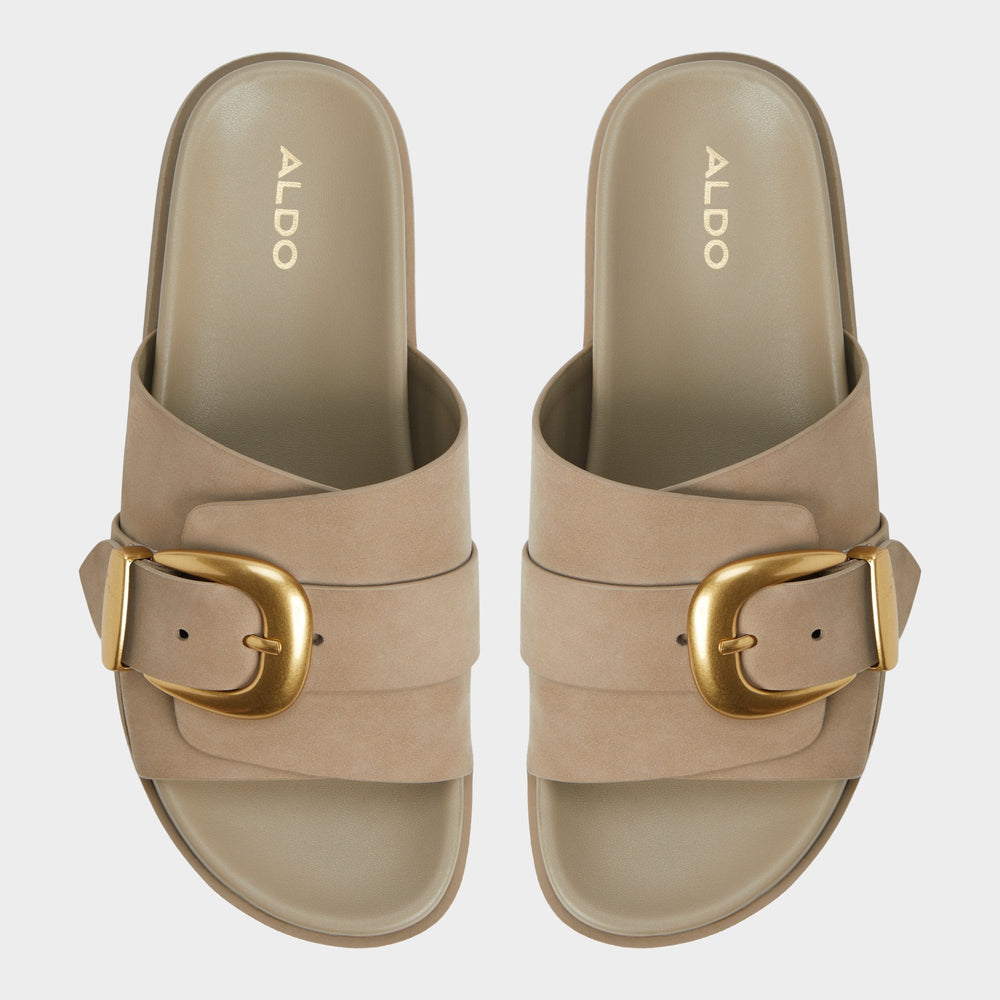 Alenana Other Green Women's Footbed sandals - Footbed sandal, Footbed sandal | Aldo discount