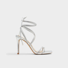Phaedra in Silver - Strappy stiletto sandal | Aldo sale