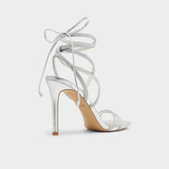 Phaedra in Silver - Strappy stiletto sandal | Aldo sale