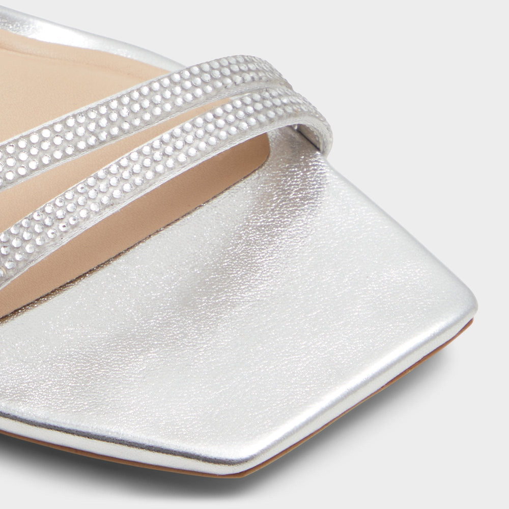 Phaedra in Silver - Strappy stiletto sandal | Aldo sale
