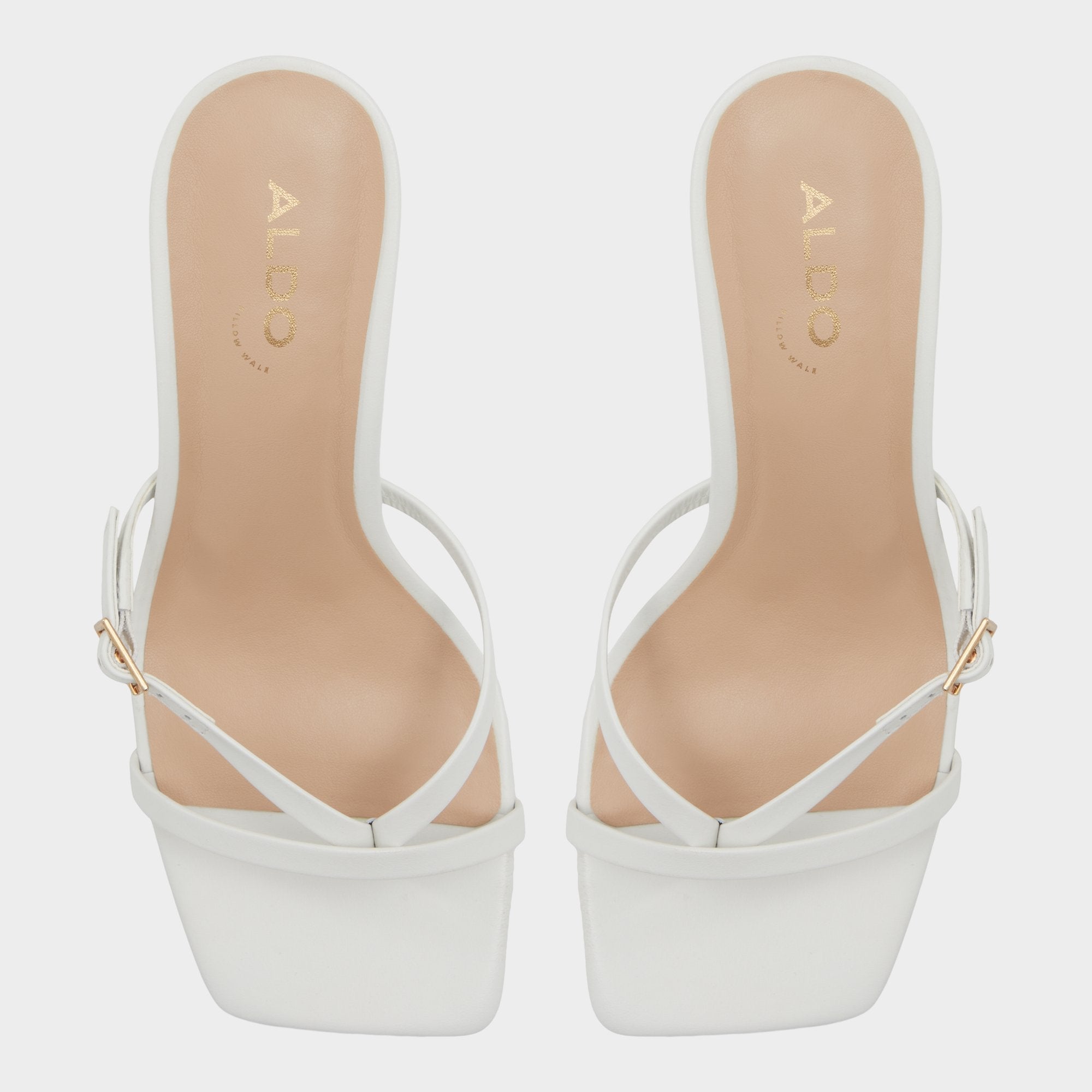 Gannever White/Bone Women's Heeled sandals -  | Aldo on sale