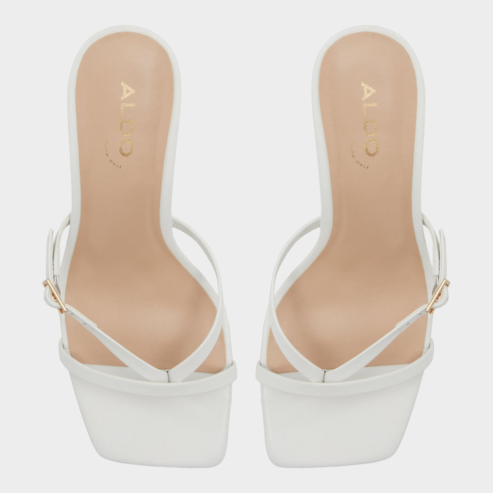 Gannever White/Bone Women's Heeled sandals -  | Aldo on sale