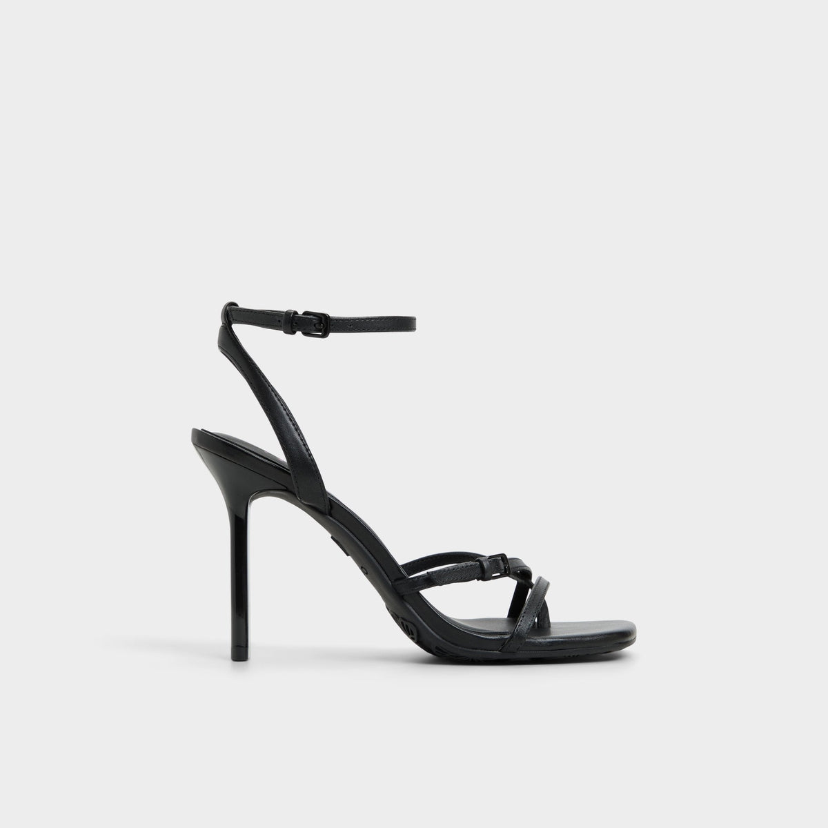 Conney Black Women's Heeled sandals - Strappy heeled sandal, Stiletto heel | Aldo outlet