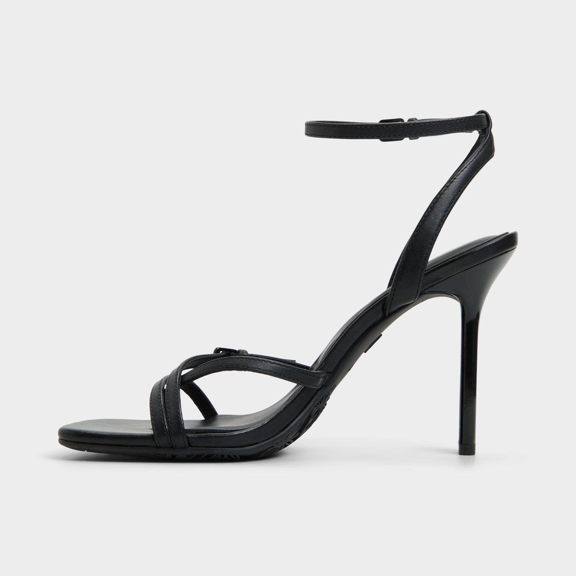 Conney Black Women's Heeled sandals - Strappy heeled sandal, Stiletto heel | Aldo outlet