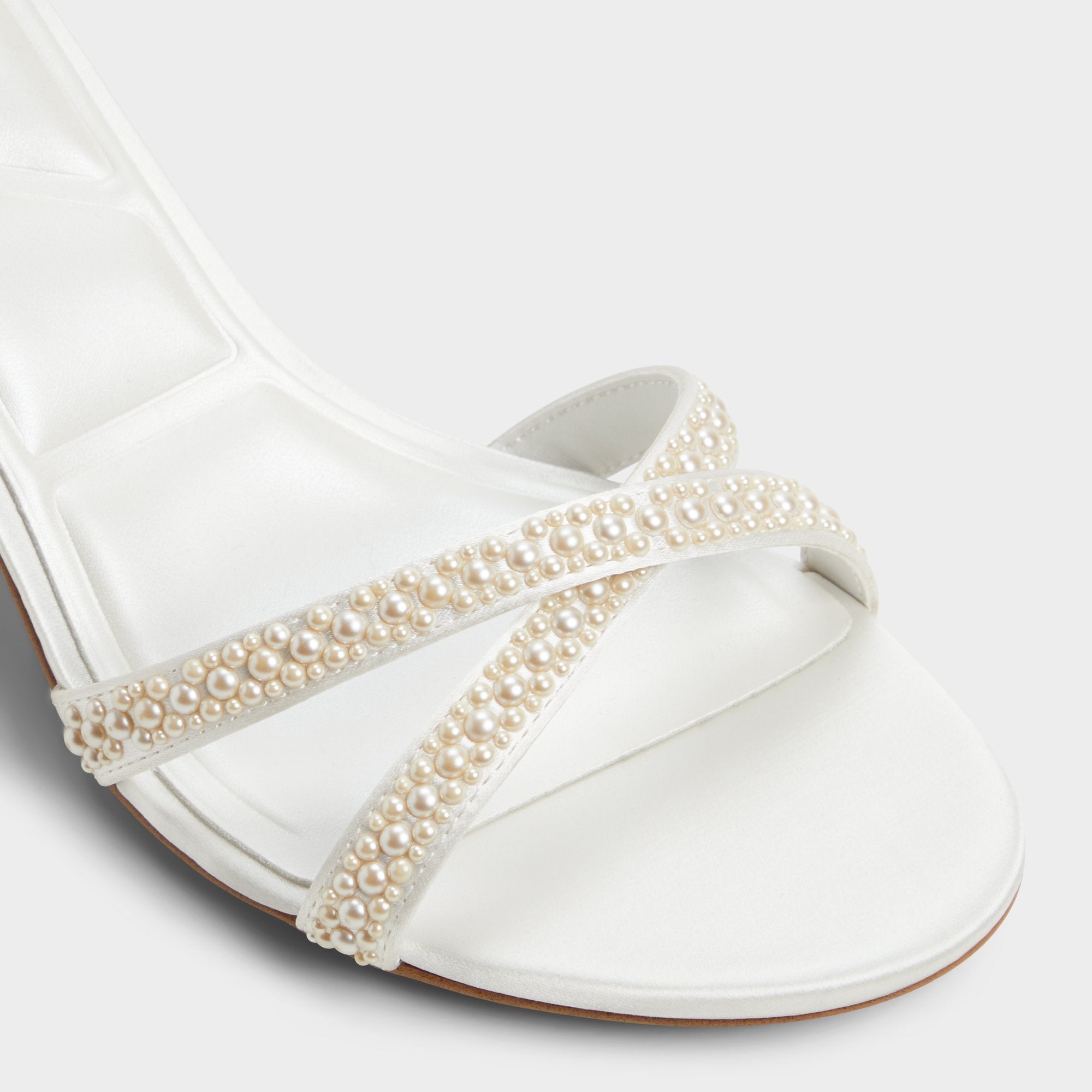 Bouclettie Other White Women's Block heels - Strappy heeled sandal, Block heel | Aldo sale
