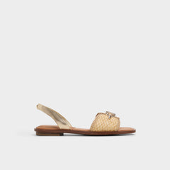 Goassi Gold Women's Iridescent metallics - Flat sandal | Aldo discount