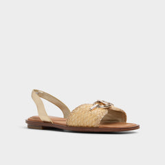 Goassi Gold Women's Iridescent metallics - Flat sandal | Aldo discount