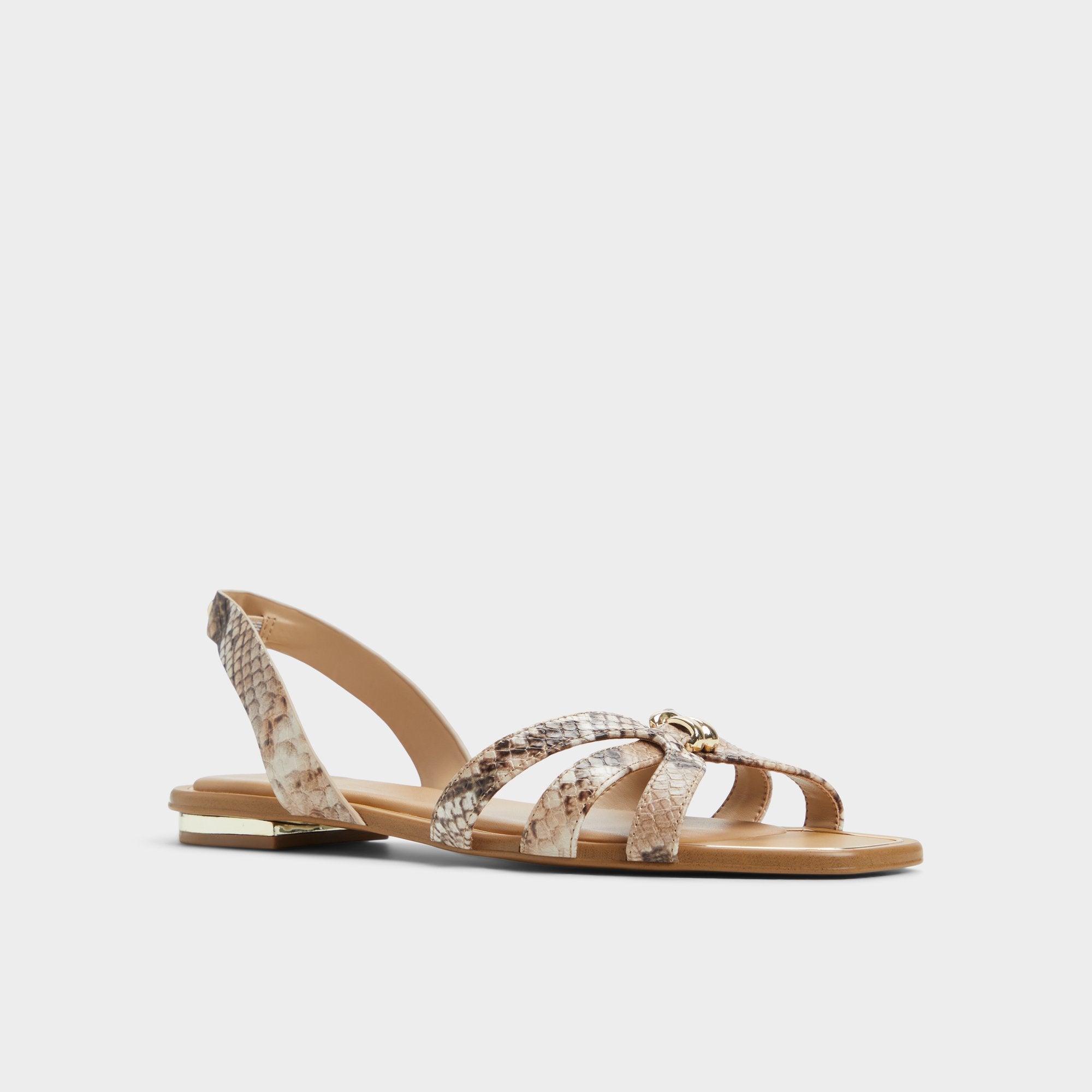 Marassita Brown Multi Women's Slingbacks - Flat sandal | Aldo outlet