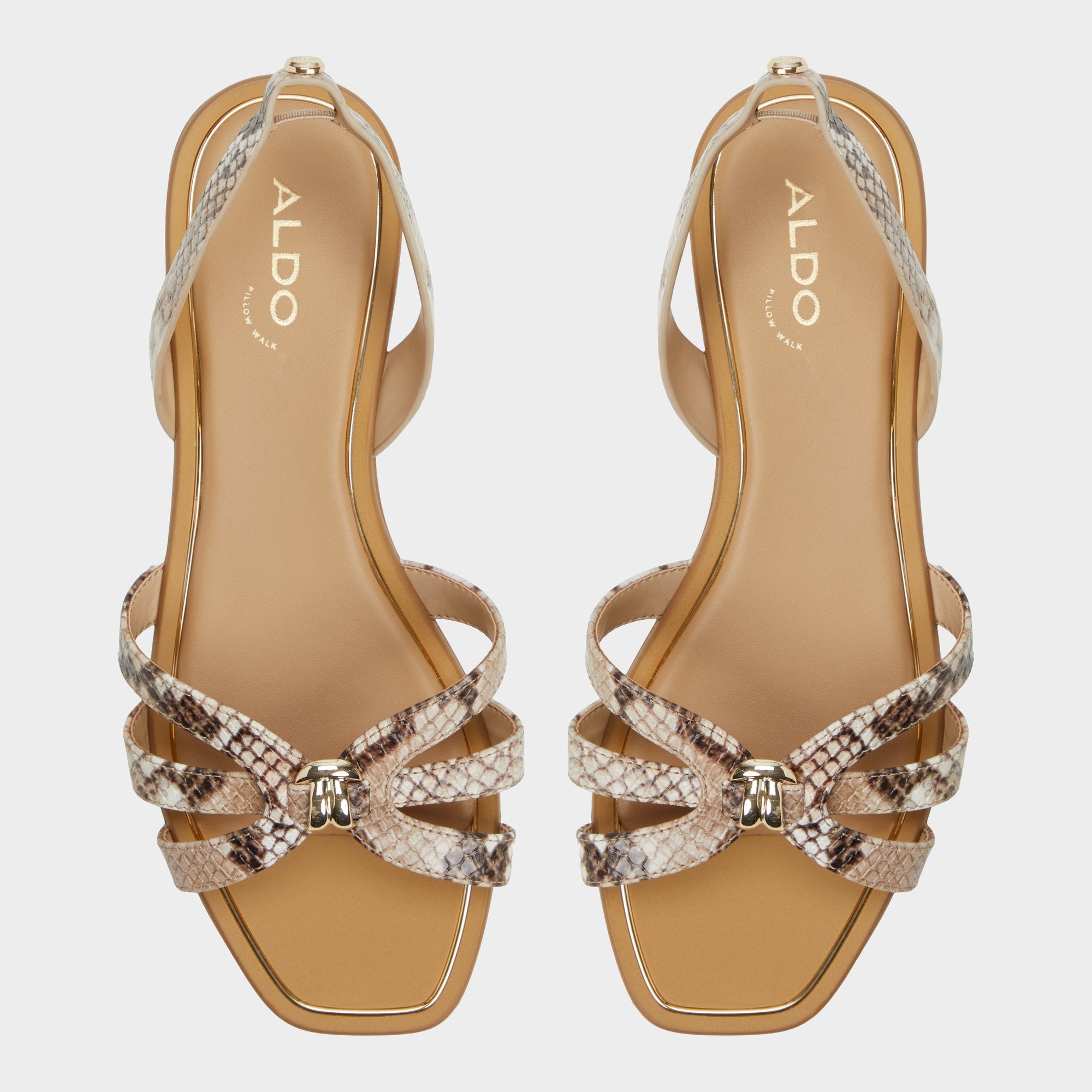 Marassita Brown Multi Women's Slingbacks - Flat sandal | Aldo outlet