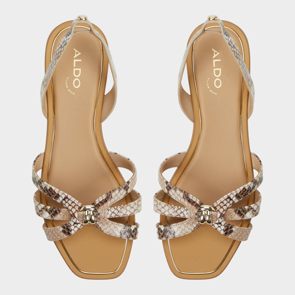 Marassita Brown Multi Women's Slingbacks - Flat sandal | Aldo outlet