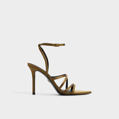 Solania Other Green Women's Strappy sandals - Strappy heeled sandal, Stiletto heel | Aldo sale