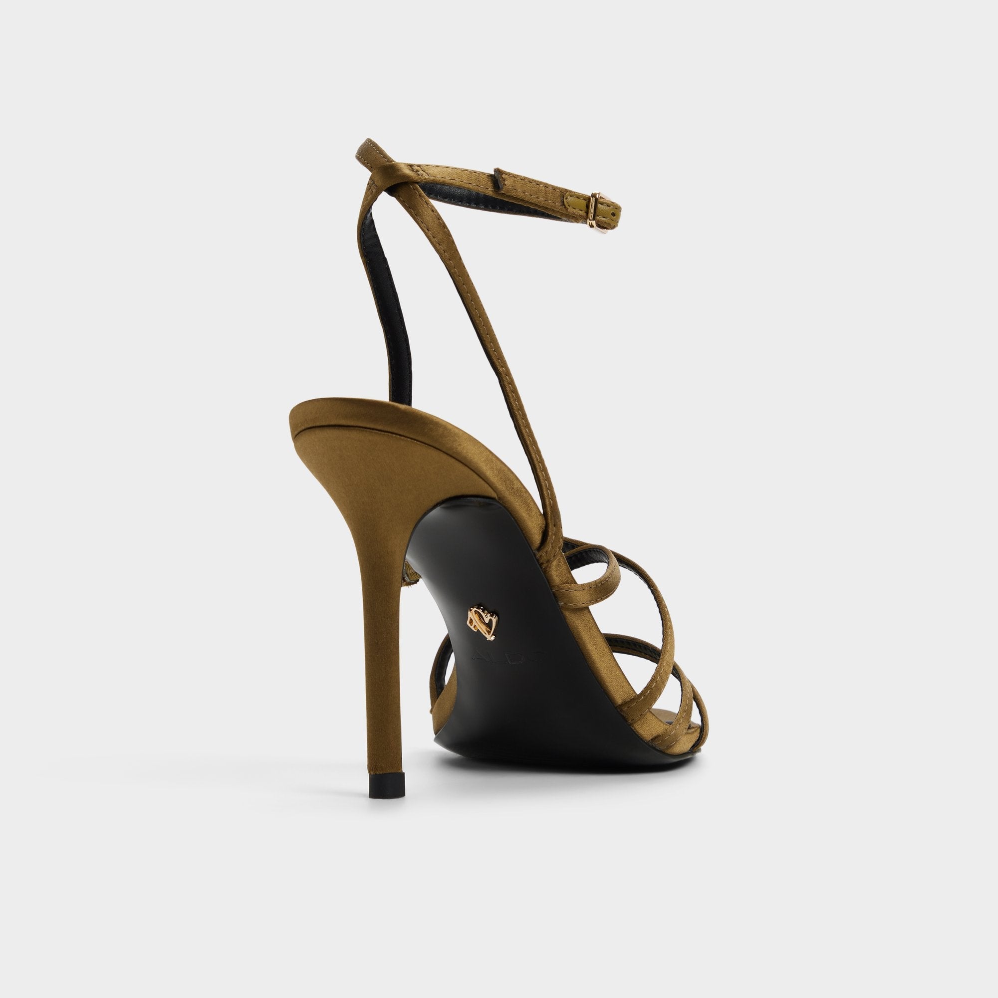 Solania Other Green Women's Strappy sandals - Strappy heeled sandal, Stiletto heel | Aldo sale