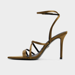 Solania Other Green Women's Strappy sandals - Strappy heeled sandal, Stiletto heel | Aldo sale