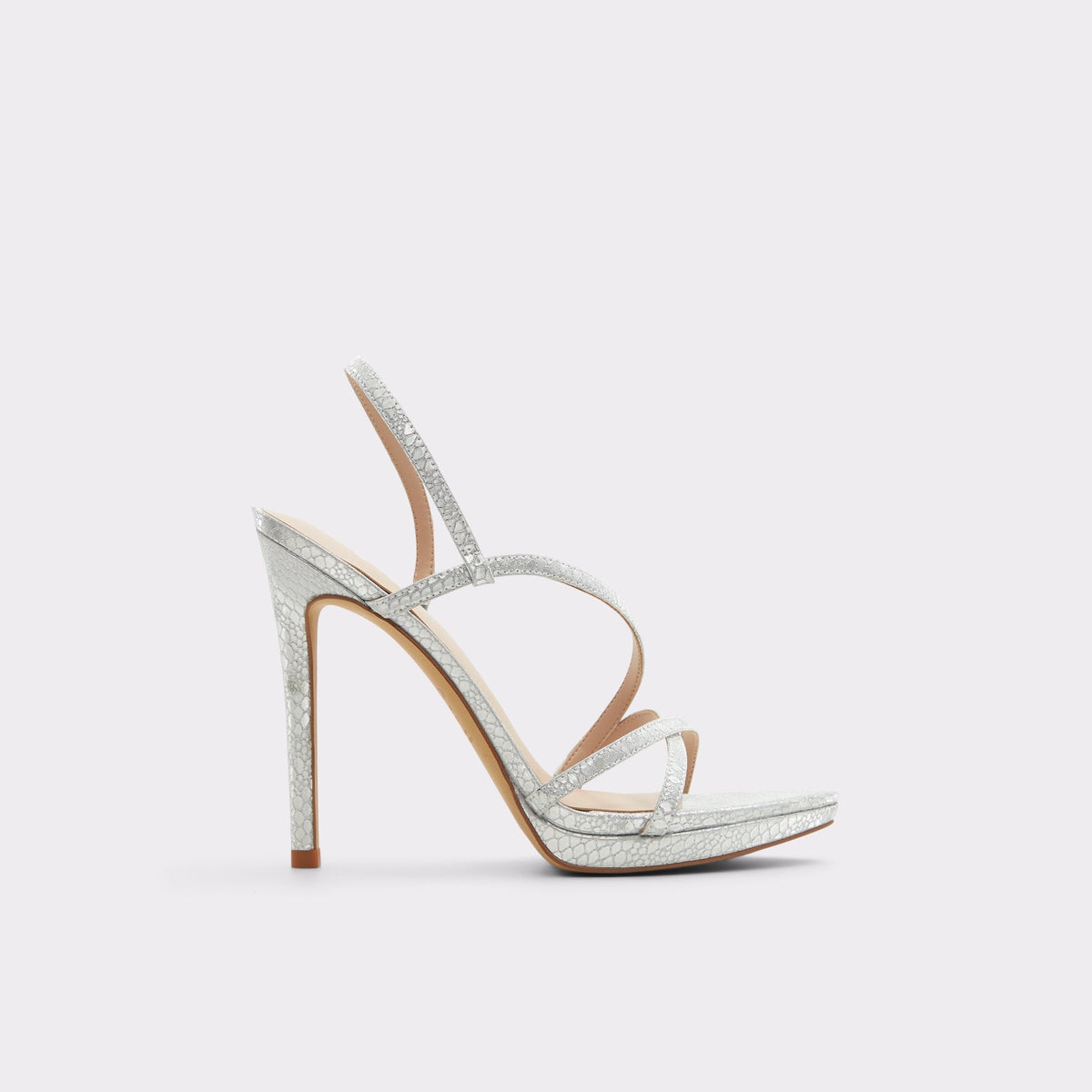 Resurge in Silver - Strappy stiletto sandal, Stiletto heel | Aldo on sale
