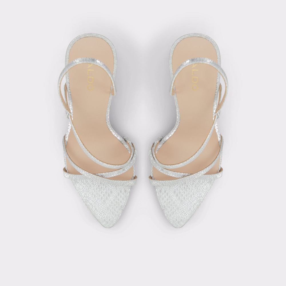 Resurge in Silver - Strappy stiletto sandal, Stiletto heel | Aldo on sale