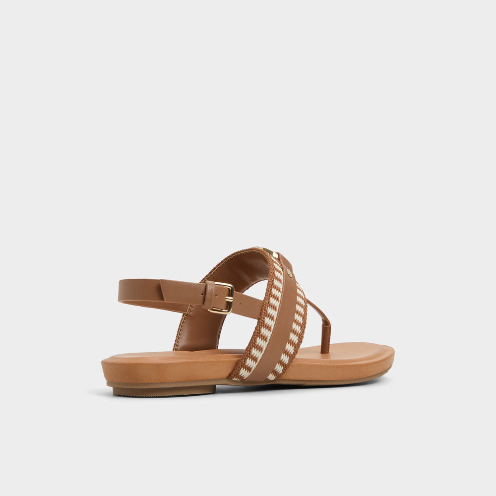 Taylen Medium Brown Women's Festival shoes accessories - T-strap sandal | Aldo outlet