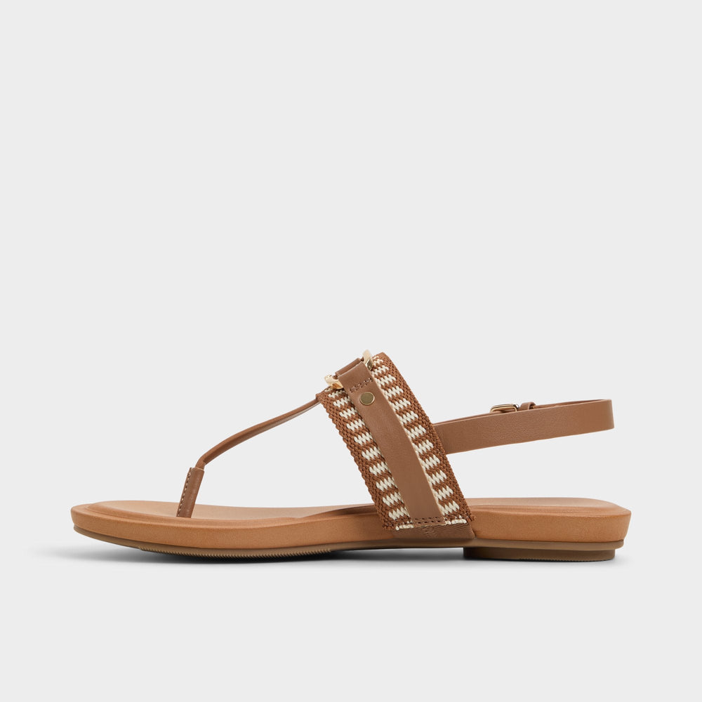 Taylen Medium Brown Women's Festival shoes accessories - T-strap sandal | Aldo outlet
