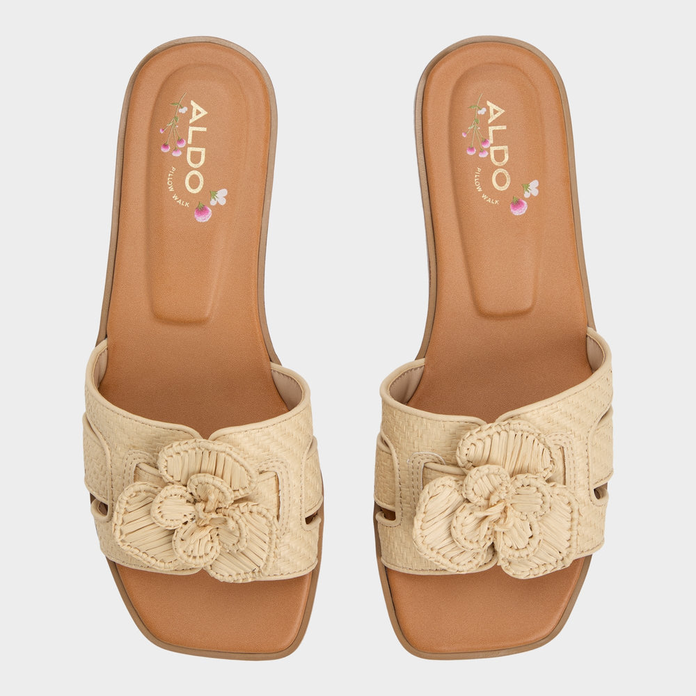 Seaflower Light Beige Women's Flats - Slide sandal | Aldo sale