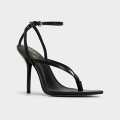 Abyfindley Black Women's Strappy sandals - Heeled flip flop, Stiletto heel | Aldo on sale
